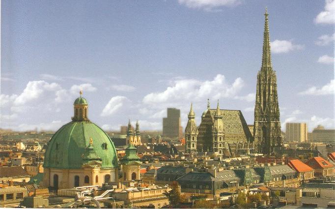 Veduta panoramica di Vienna